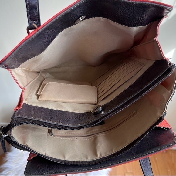 Jaclyn Smith purse orange - Picture 9 of 10